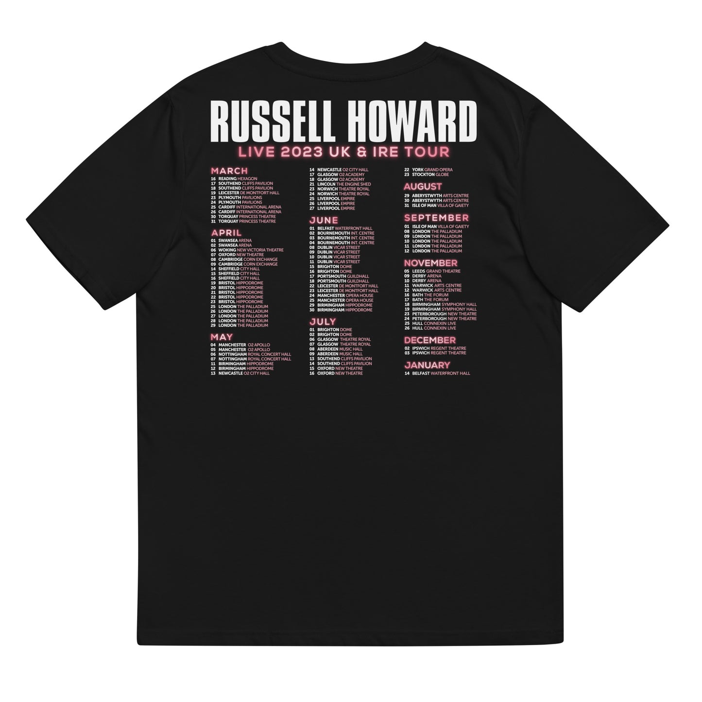 RH 2023  Live Tour Unisex T-Shirt