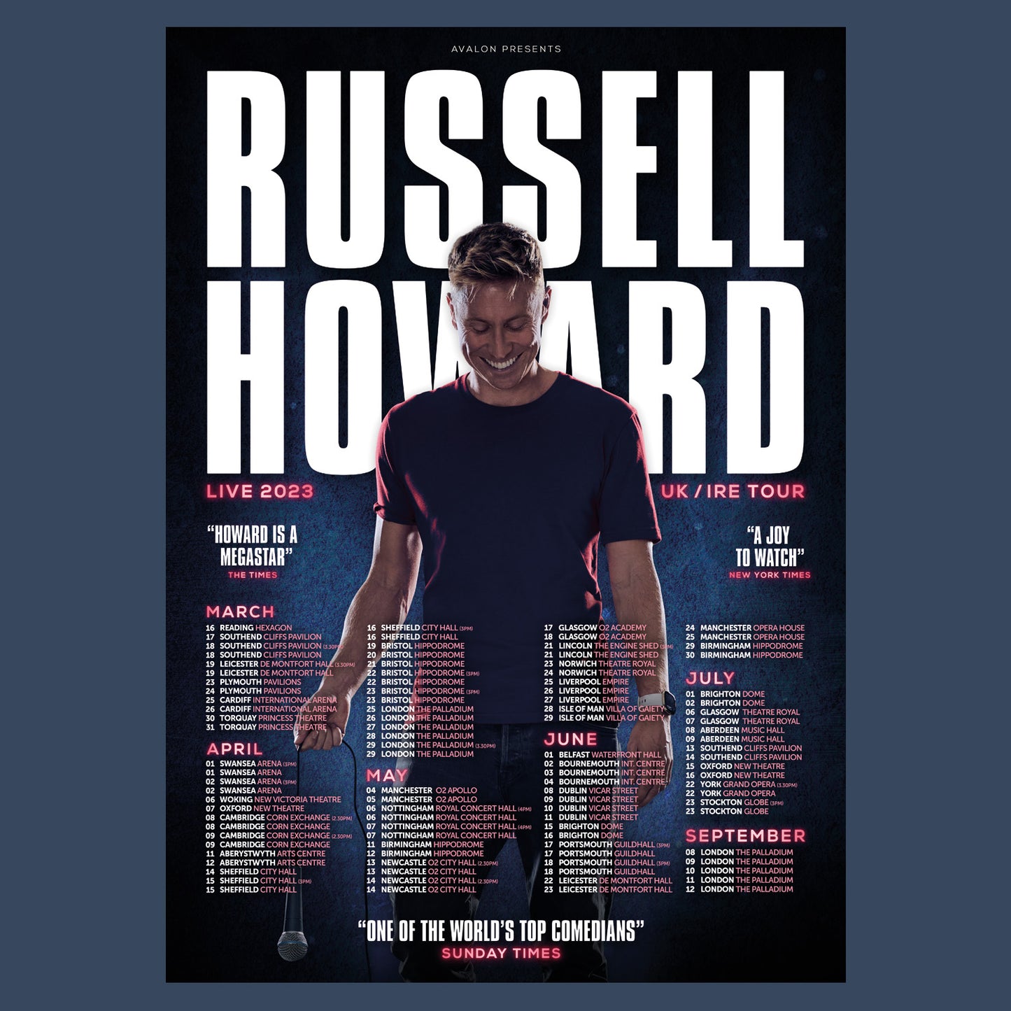 A2 Tour Poster